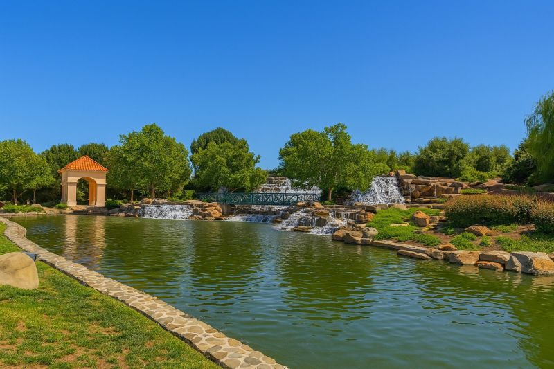 Serene Garden Settings